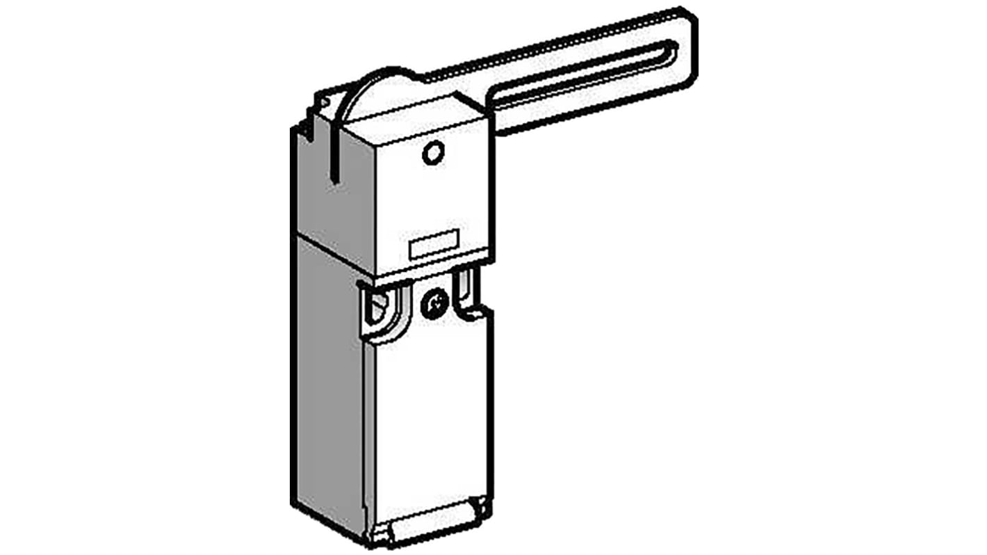 Interruttore di interblocco Telemecanique Sensors, Leva diritta, 2NC, IP67