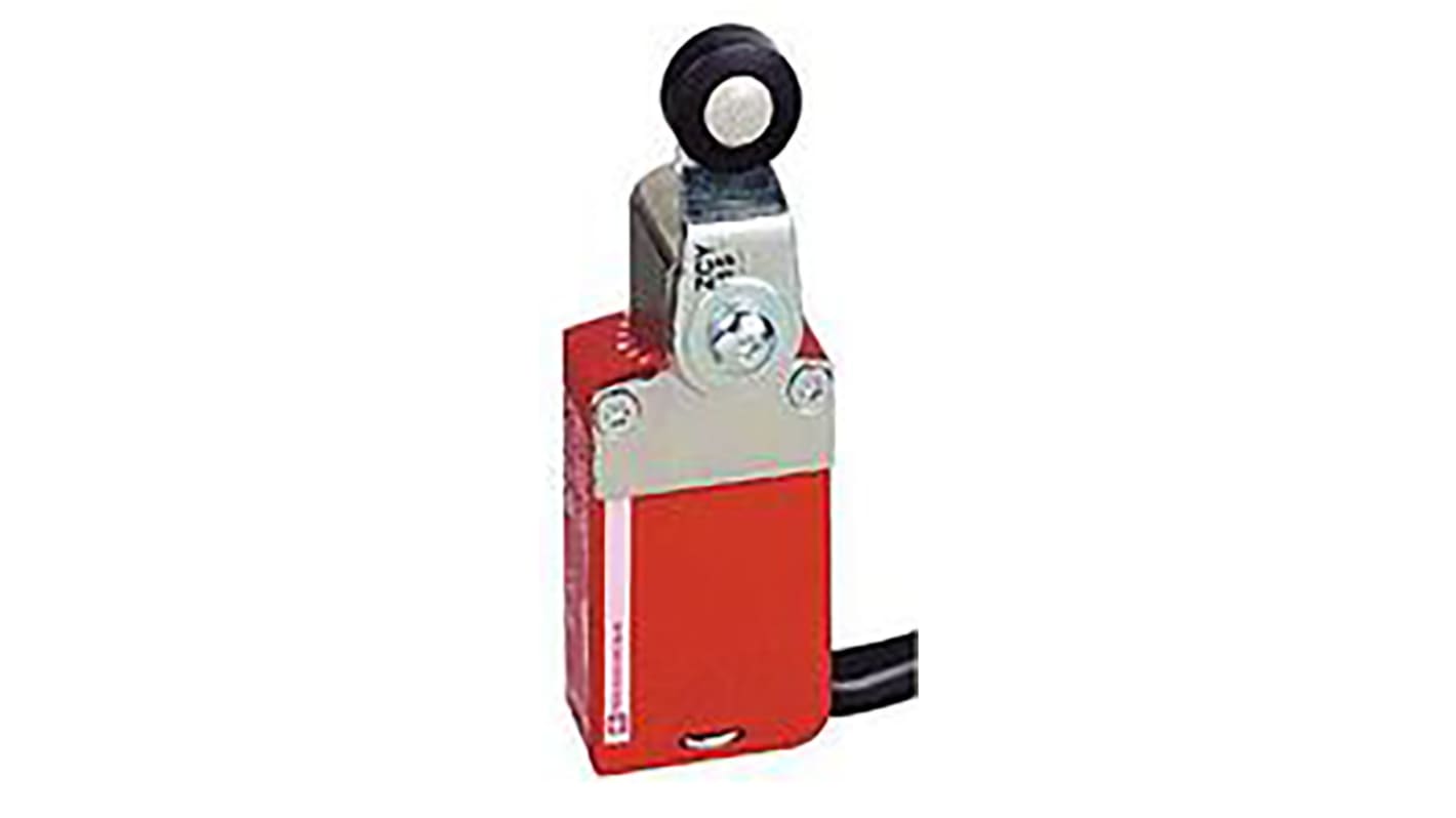 Telemecanique Sensors XCSM Series Roller Lever Interlock Switch, 2NC/1NO, IP66, IP67, IP68, 3P, Metal Housing