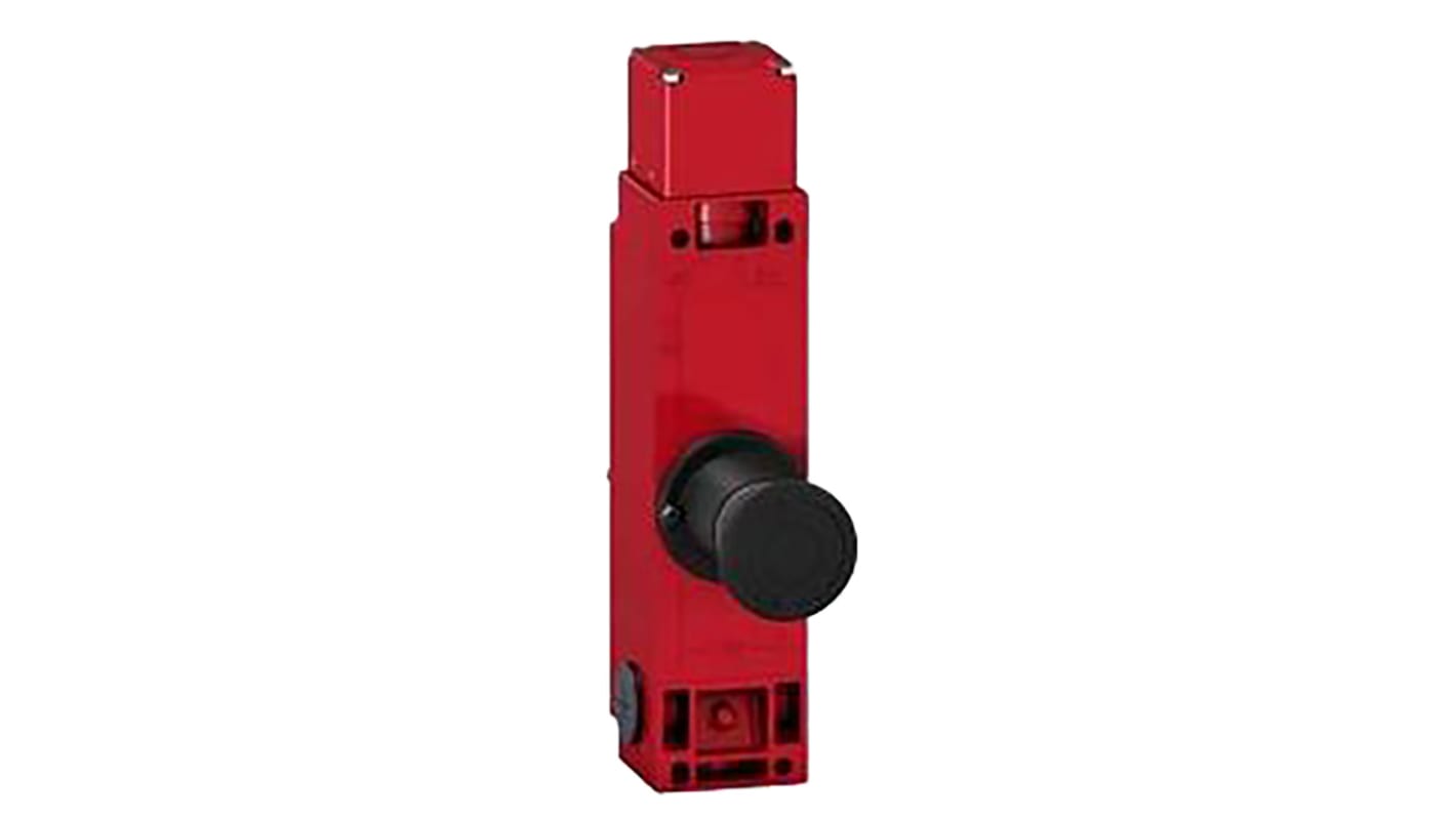 Interruptor de bloqueo por solenoide Telemecanique Sensors Preventa XCSLF, 24V ac/dc, 4NC, Alimentar para bloquear,