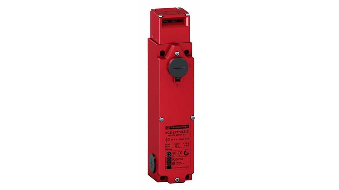 Interruptor sin contacto de seguridad Telemecanique Sensors XCSE73117, 240V, 250V, Sí, 2 NC, Zamak, IP67, 98mm, 44mm,