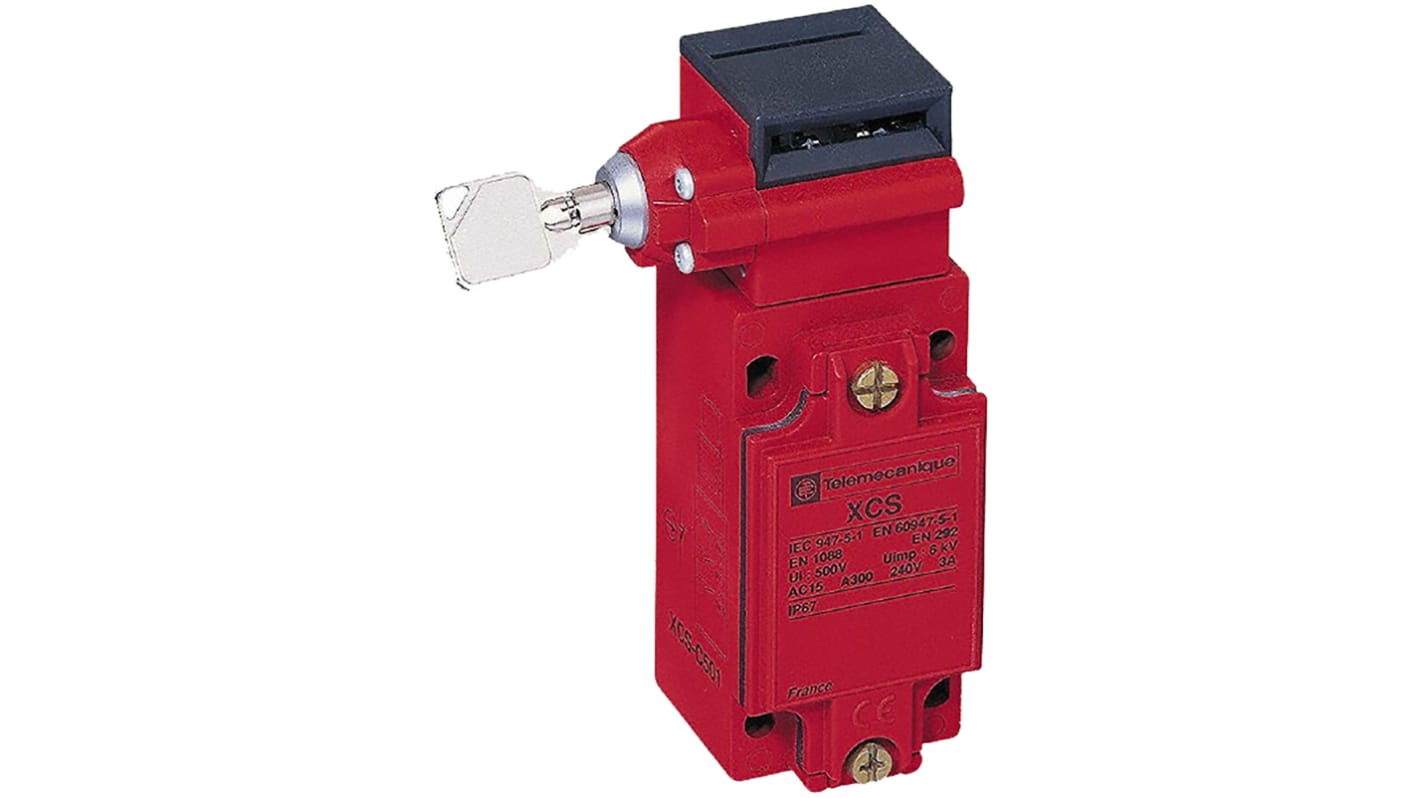 Commutateur de sécurité Telemecanique Sensors XCSC, 2NO/1NF, IP67, 240V, 6A