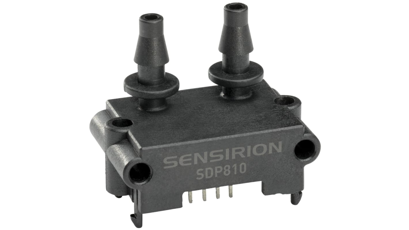 Capteur de pression différentielle Sensirion +500Pa surcharge max 1bar, Montage sur CI, 4 broches