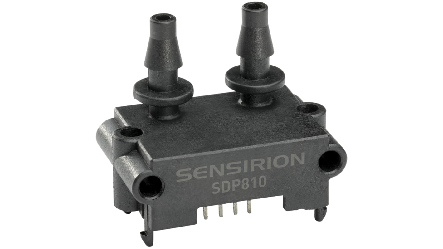 Sensirion Differential Pressure Sensor, +125Pa Operating Max, PCB Mount, 4-Pin, 1bar Overload Max