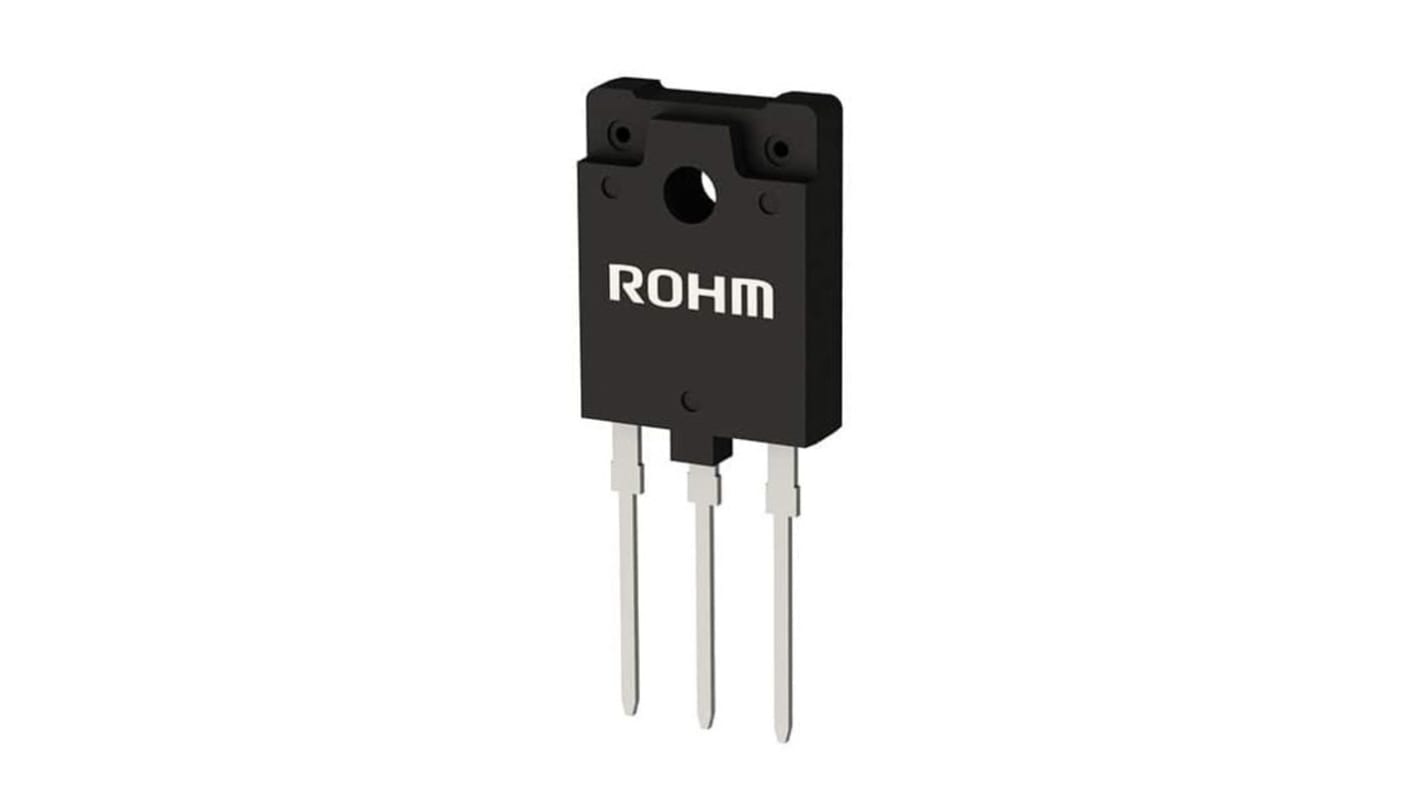 ローム Nチャンネル MOSFET1700 V 3.7 A スルーホール パッケージTO-3PFM 3 ピン