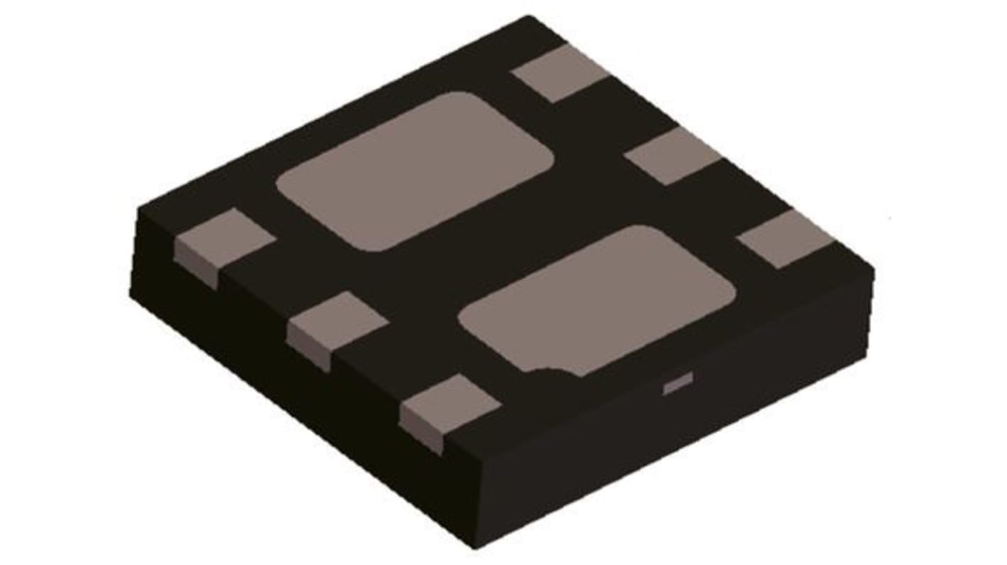 Dual N-Channel MOSFET, 5.5 A, 30 V, 8-Pin DFN ROHM UT6K3TCR