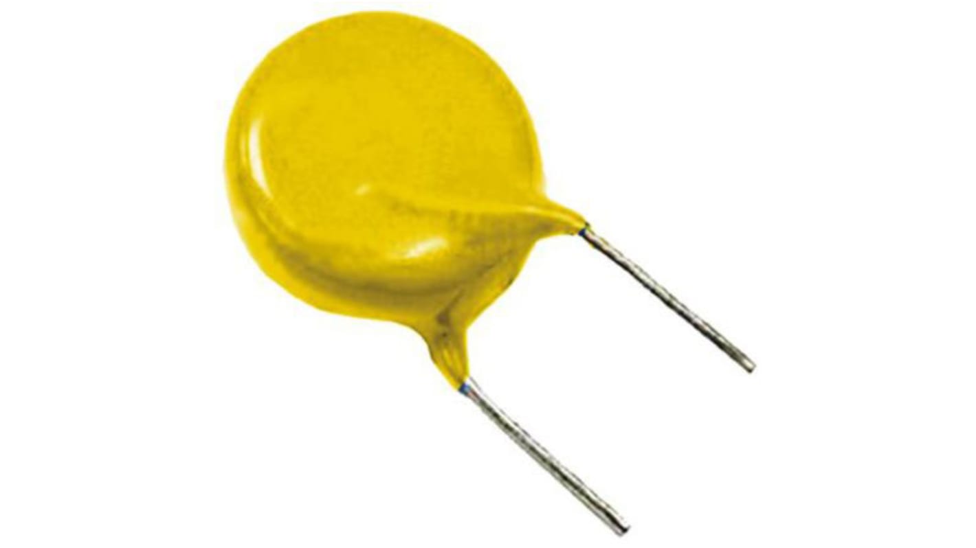 Vishay Single Layer Ceramic Capacitor (SLCC) 2.2nF 500V ac ±20% Y5V Dielectric, VY1 Series, Through Hole +125°C Max Op.