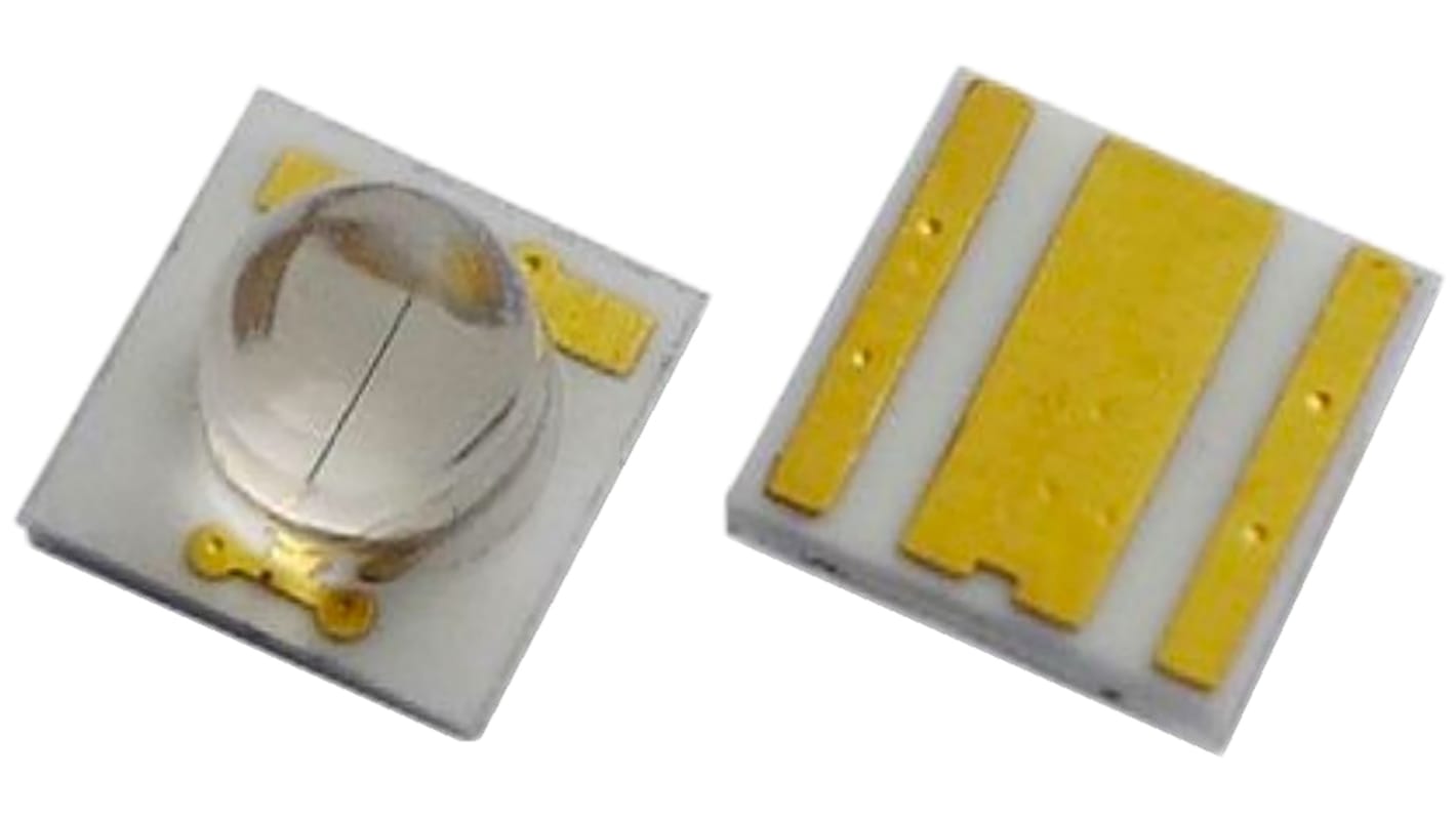 VLMU3500-385-060 Vishay, VLMU3500 Series UV LED, 390nm 1250mW 60 °, 3-Pin Surface Mount package