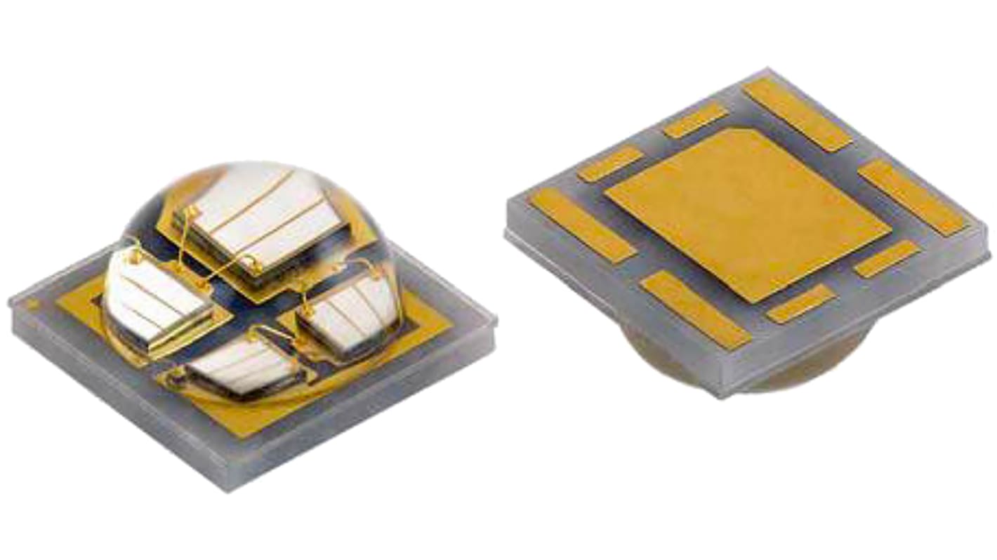 VLMU5200-385-140 Vishay, VLMU5200 Series 4 UV LED, 390nm 4400mW 140 °, 9-Pin Surface Mount package