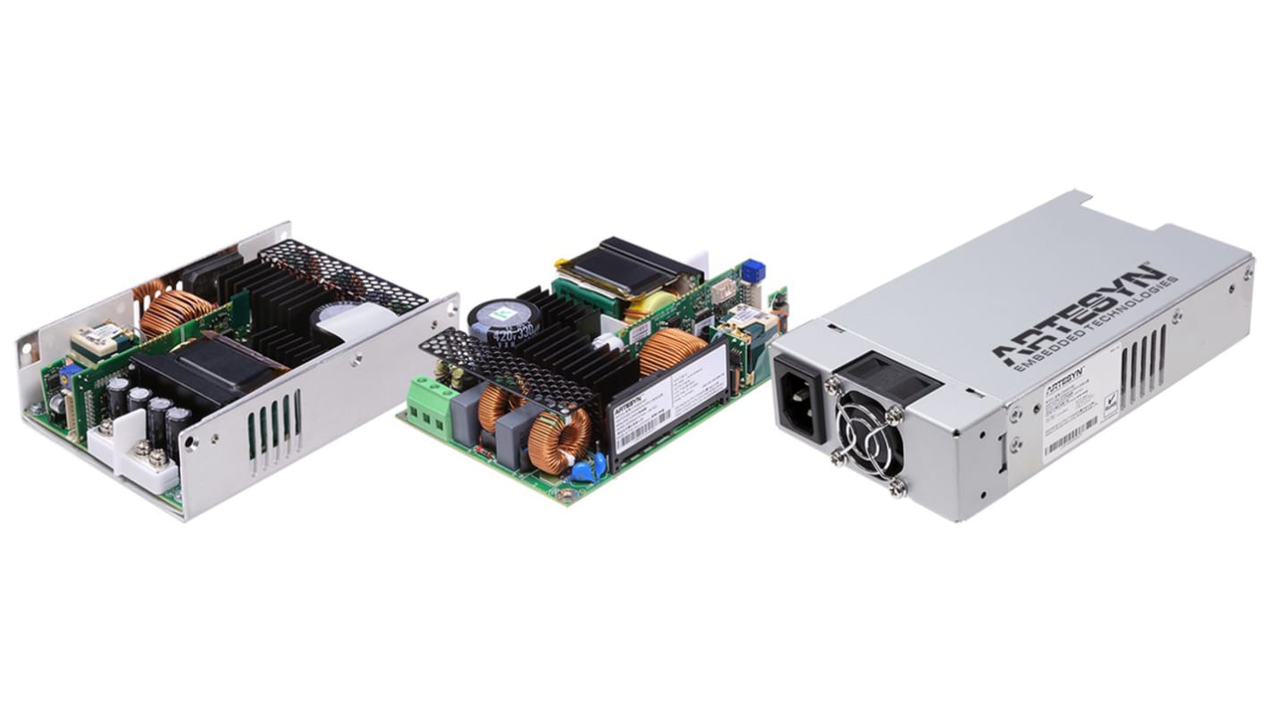 Alimentatore switching Artesyn Embedded Technologies CNS653-MU, 400W, ingresso 90 → 264V ca, uscita 12V cc, 54.2A