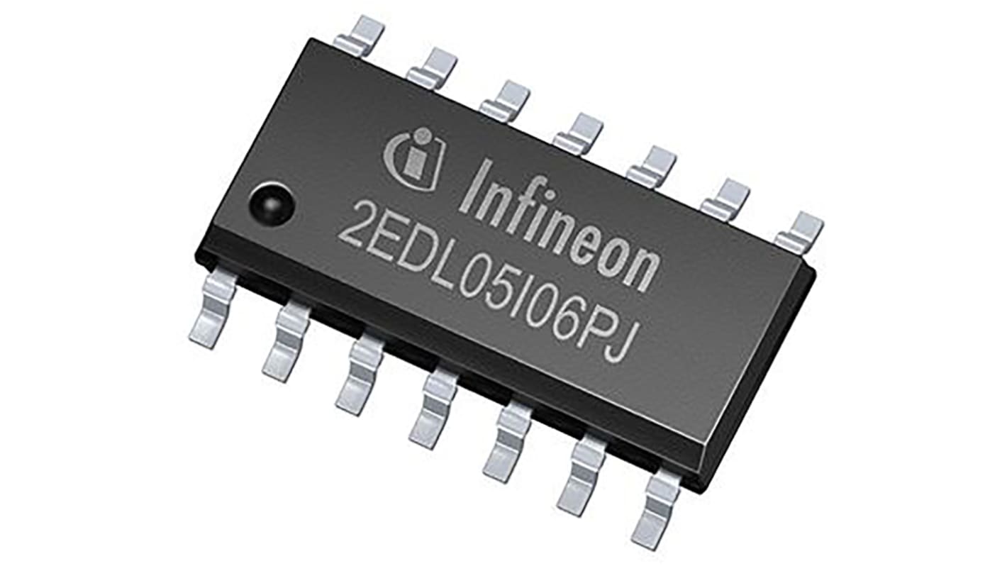 Infineon 2EDL05I06PJXUMA1, MOSFET 2, 0.36 A, 17.5V 14-Pin, DSO