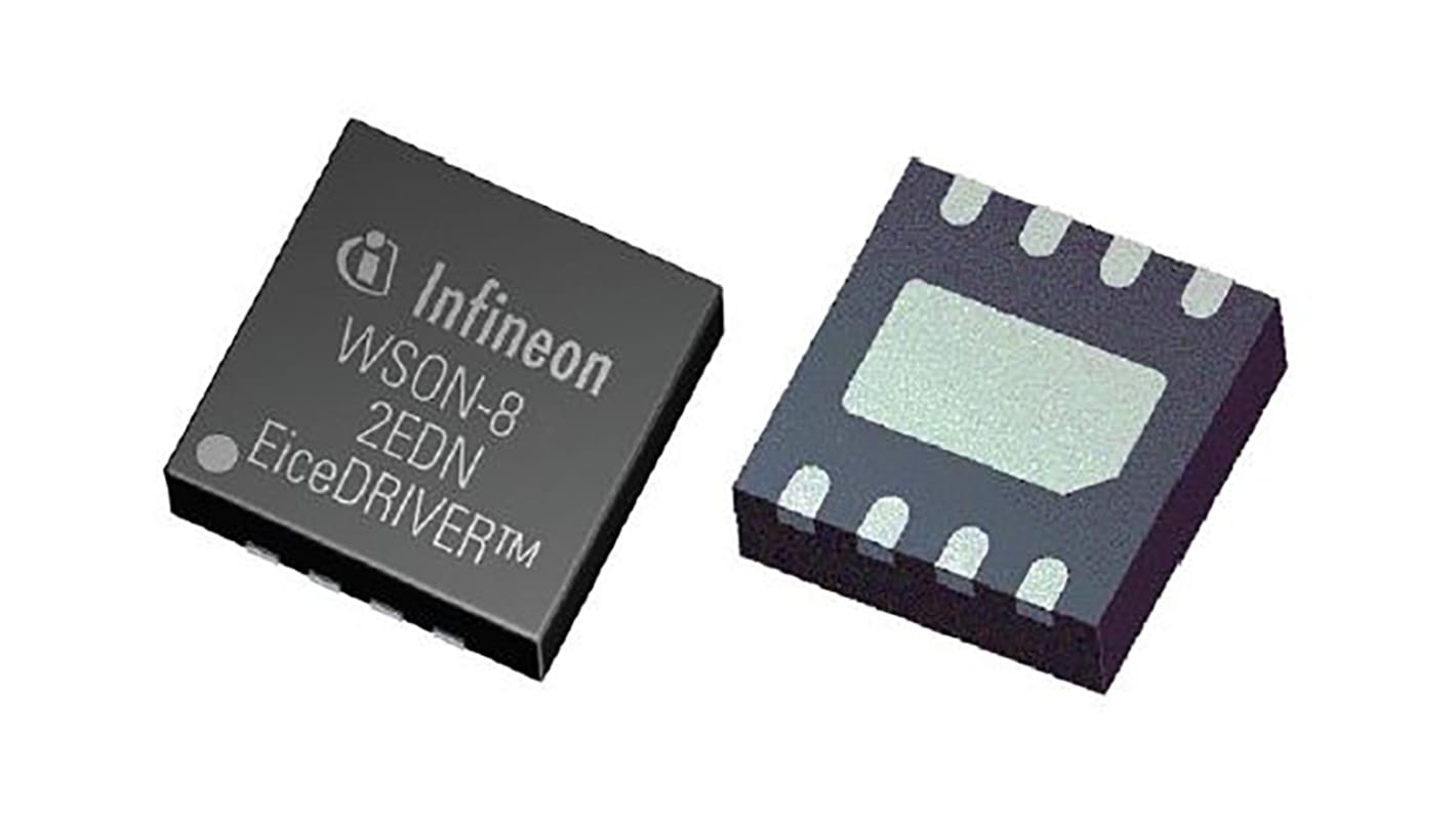 Infineon 2EDN7523GXTMA1, MOSFET 2, -5 A, 5 A, 20V 8-Pin, WSON