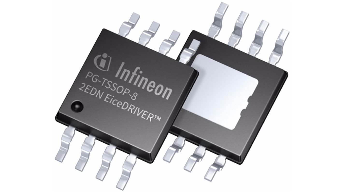 Infineon 2EDN8524RXUMA1, MOSFET 2, -5 A, 5 A, 20V 8-Pin, TSSOP