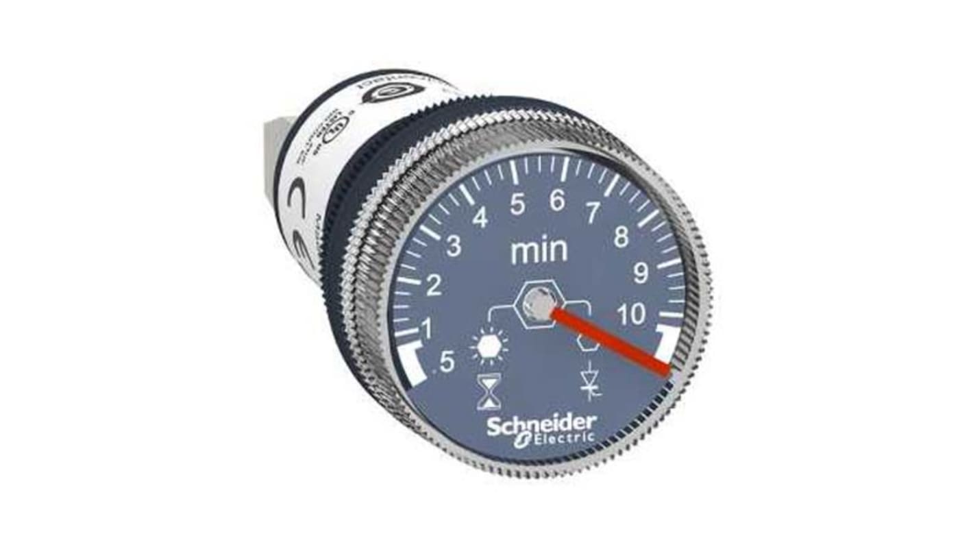 Timer Relay Schneider Electric, intervallo 0.5 → 10min, A pannello