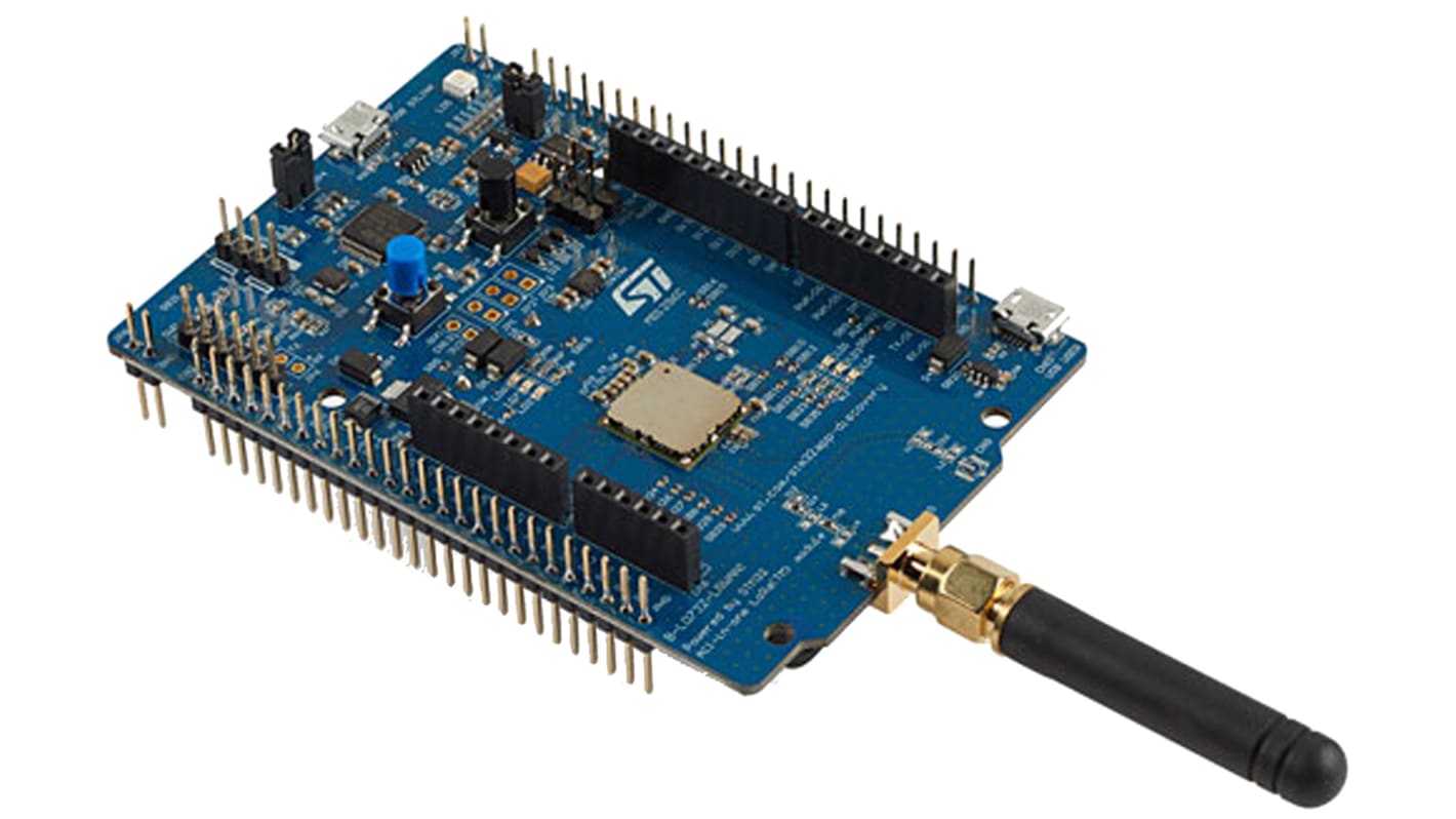 Kit de desarrollo LoRa STMicroelectronics B-L072Z-LRWAN1, frecuencia 868 MHz, 915 MHz