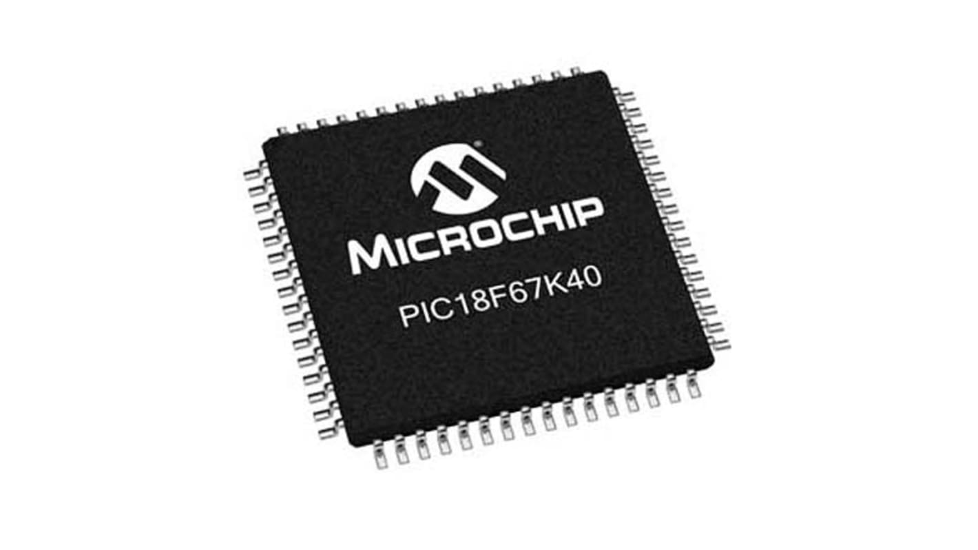 Microchip Mikrocontroller PIC18 PIC 8bit SMD 128 KB TQFP 64-Pin 64MHz 3,562 kB RAM