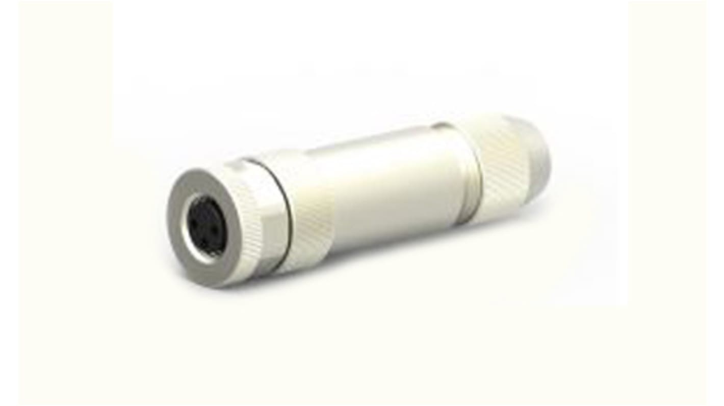 TE Connectivity Circular Connector, 3 Contacts, Cable Mount, M8 Connector, Plug, Female, IP67, M8 Series