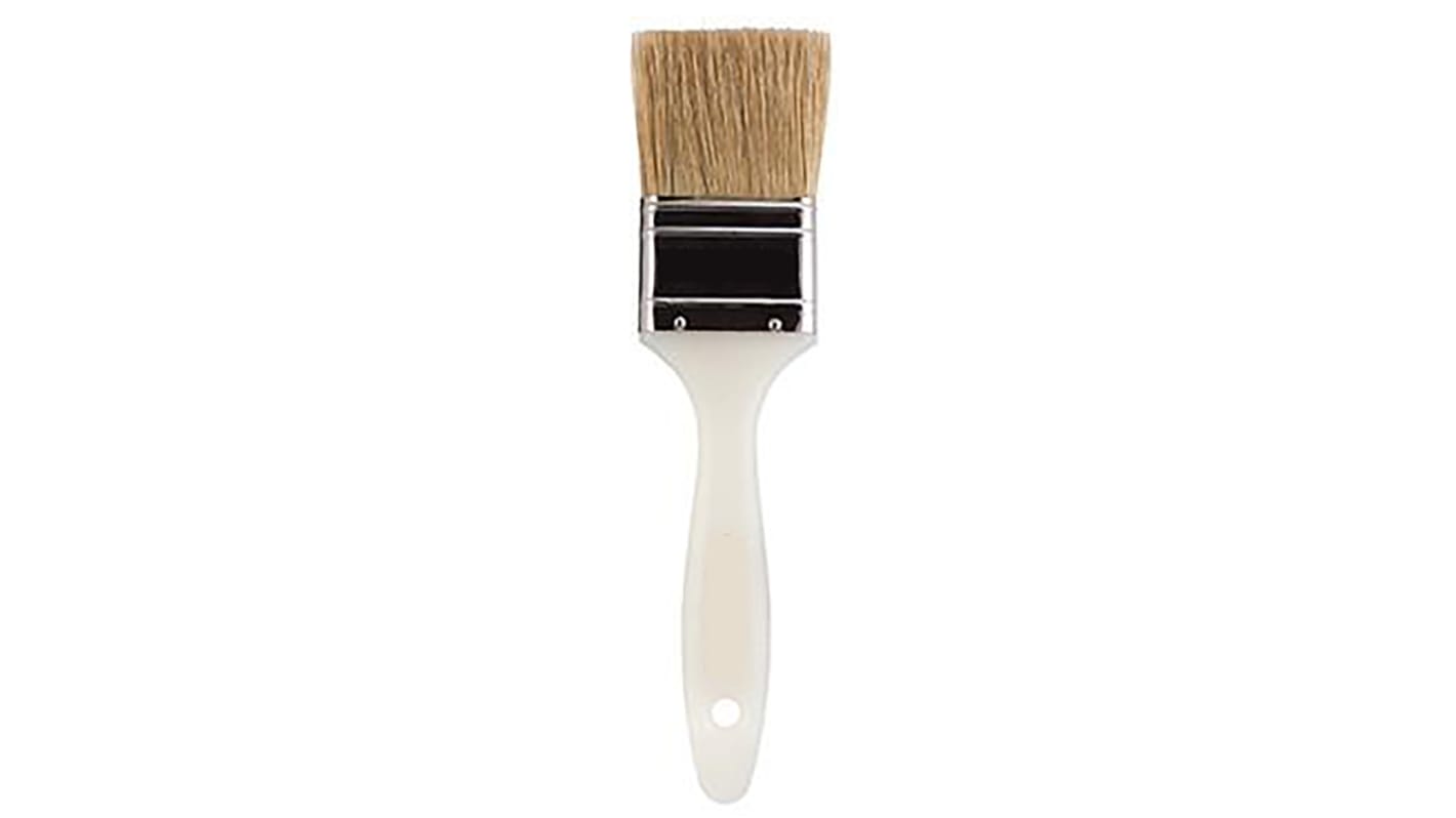 RS PRO Thin 38.1mm Paint Brush with Flat Bristles