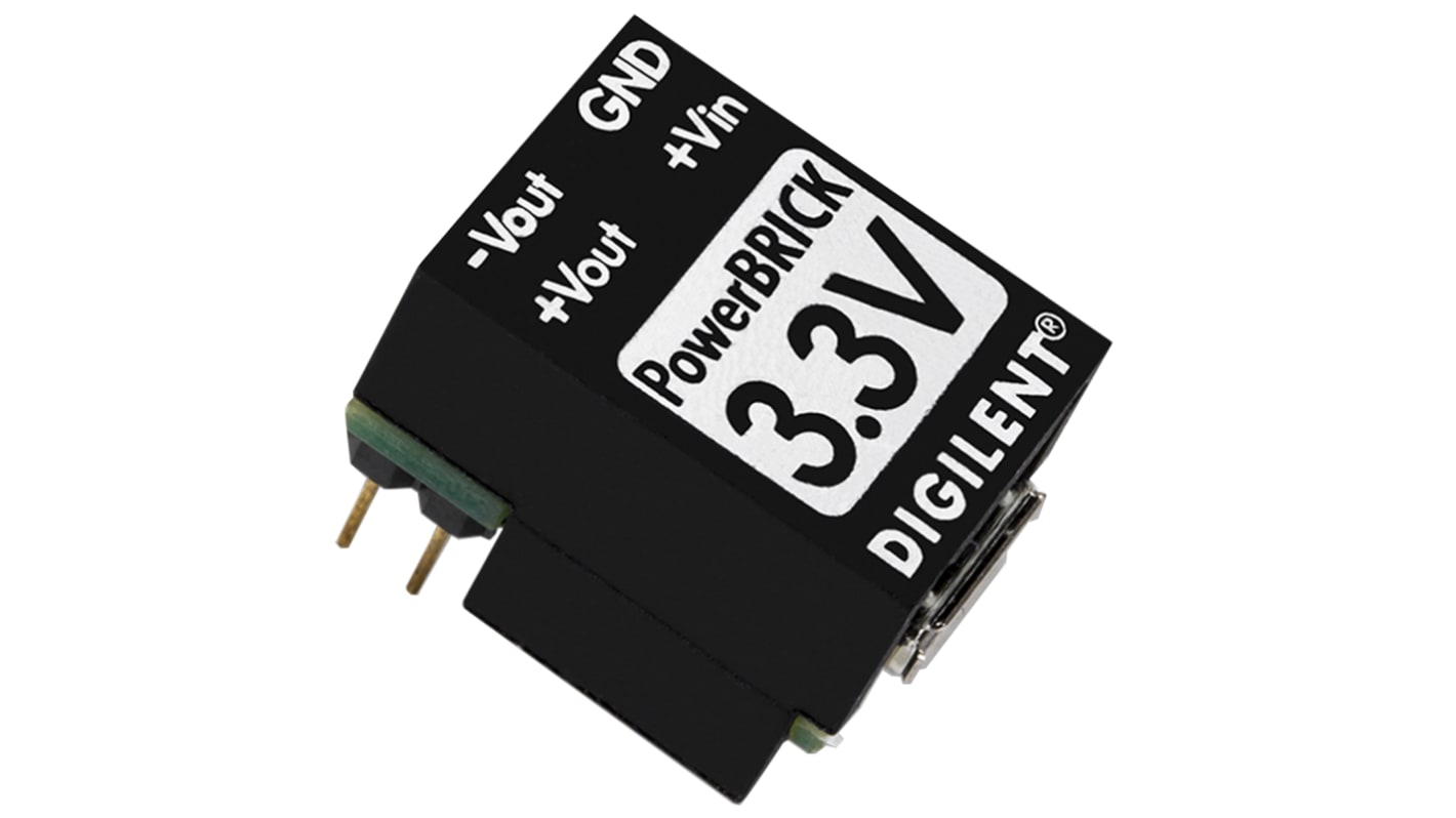 Przetwornica DC-DC, 2.2W, Uwe 4,5 → 5,5 V DC, Uwy ±3.3V dc, Iwy -320mA, Digilent