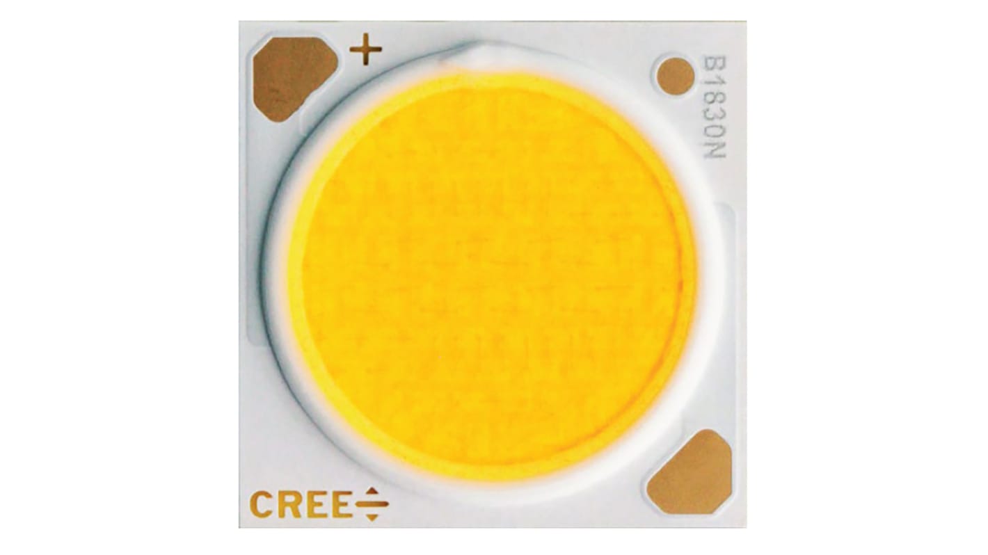 Cree LED CXB25 CoB-LED, 38 V, 4000K, 4063 lm, Weiß, 1600mA, 23.85 x 23.85 x 1.7mm, 19mm, 115°, Ra 80 (Min.)