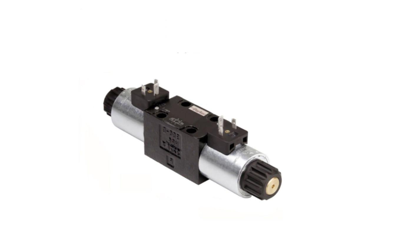 Válvula de control direccional accionada por solenoide hidráulica de montaje, CETOP Parker D3W001CNJW, CETOP 5, C, 24V