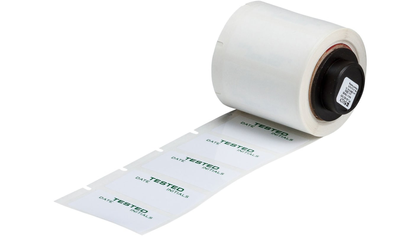 Brady Polyester Label Markierung B.38.1mm H.19.05mm