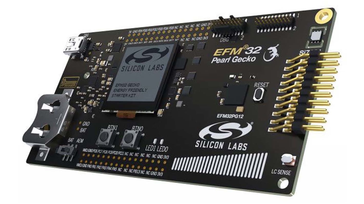 Strumento di sviluppo comunicazione e wireless Silicon Labs EFM12PG12 Pearl Gecko MCU, MCU RF