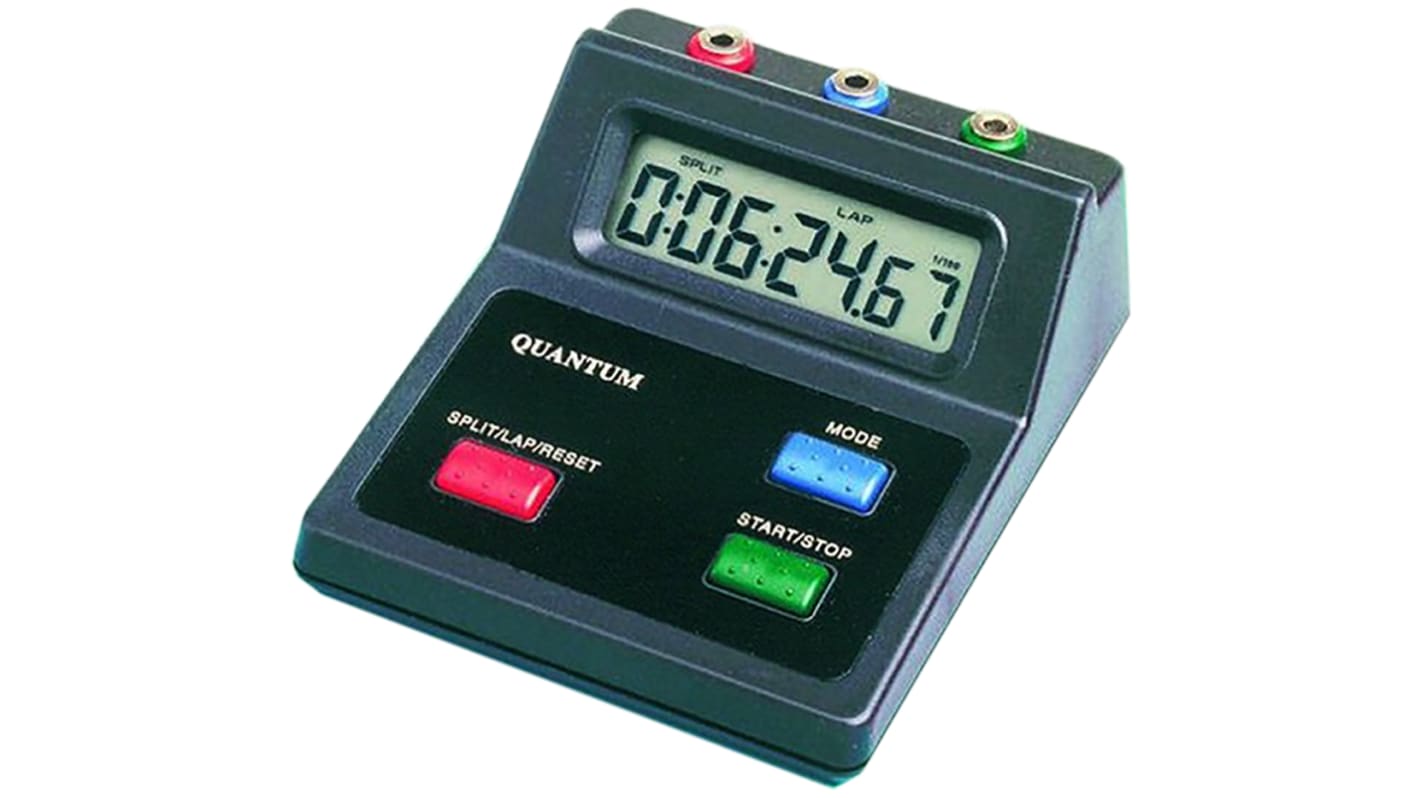 RS PRO Black Digital Desktop Timer 10h, With RS Calibration RS