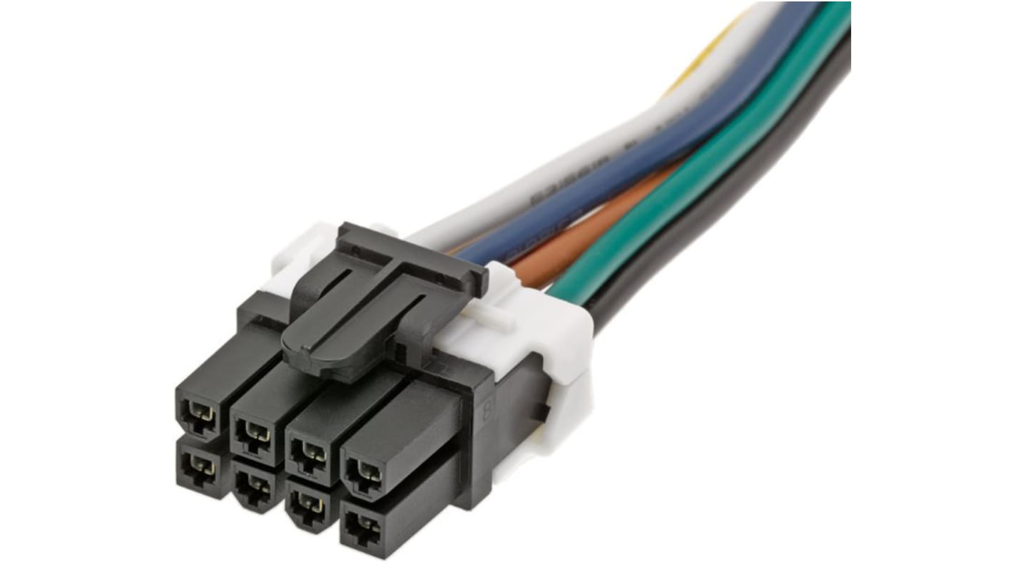 Molex 8 Way Female Mini-Fit TPA2 to 8 Way Female Mini-Fit TPA2 Wire to Board Cable, 300mm