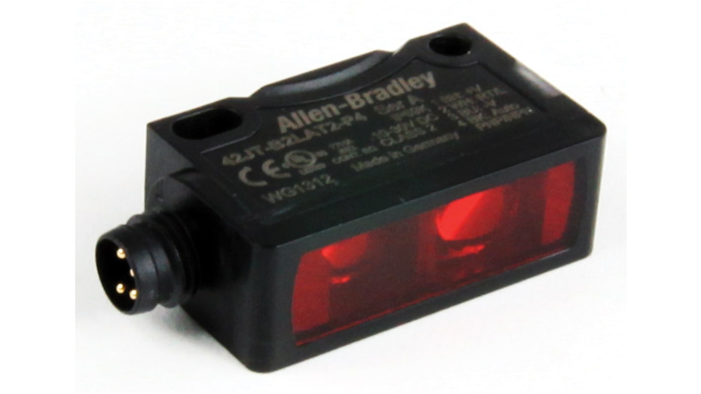 Allen Bradley Fotoelektromos érzékelő, 3 mm → 400 mm, LED, Tömb, Háttér-elnyomás, kimenet: NPN/PNP