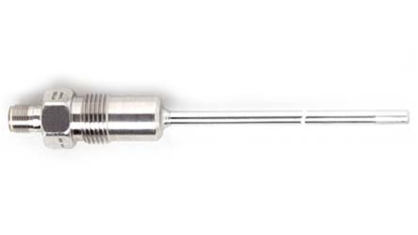 Sensor RTD PT100 ifm electronic de 4 hilos, sonda: Ø 6mm, long. 100mm, temp. -40°C → +150°C