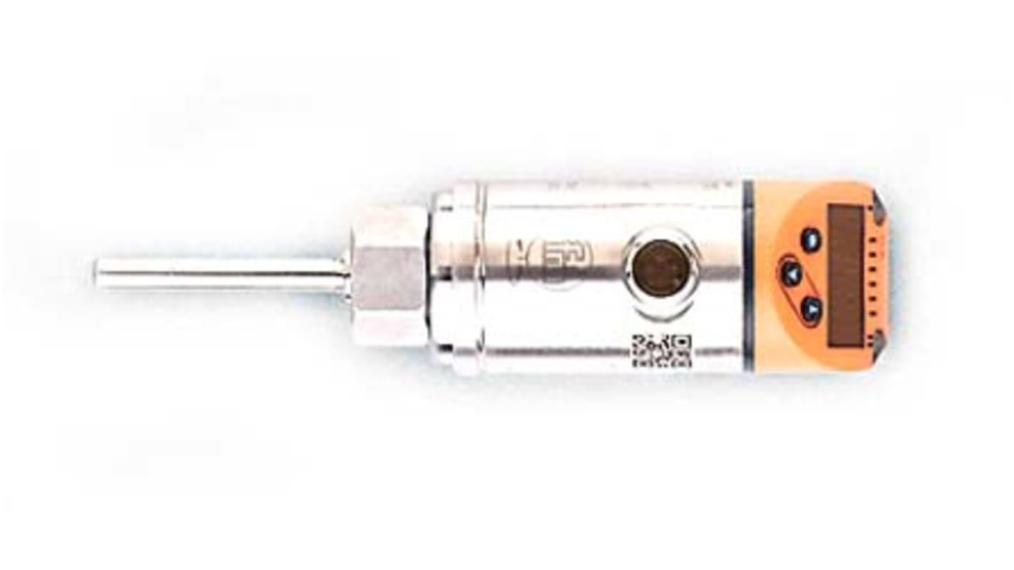 Sensor RTD PT1000 ifm electronic de 4 hilos, sonda: Ø 6mm, long. 45mm, temp. -50°C → +150°C, IO-Link