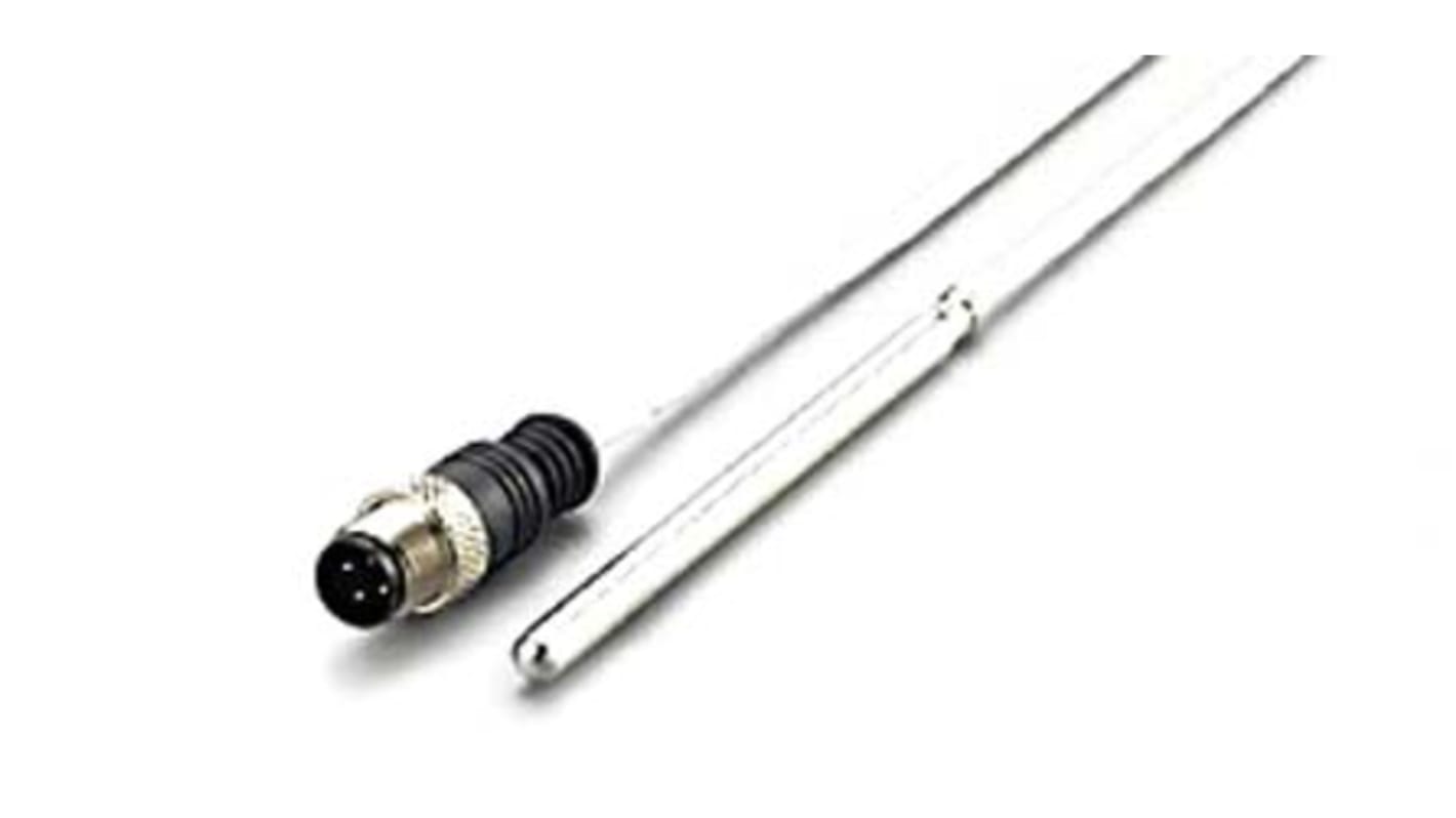 Sensor RTD PT100 ifm electronic, sonda: Ø 6mm, long. 100mm, cable de 2m, temp. -100°C → +600°C