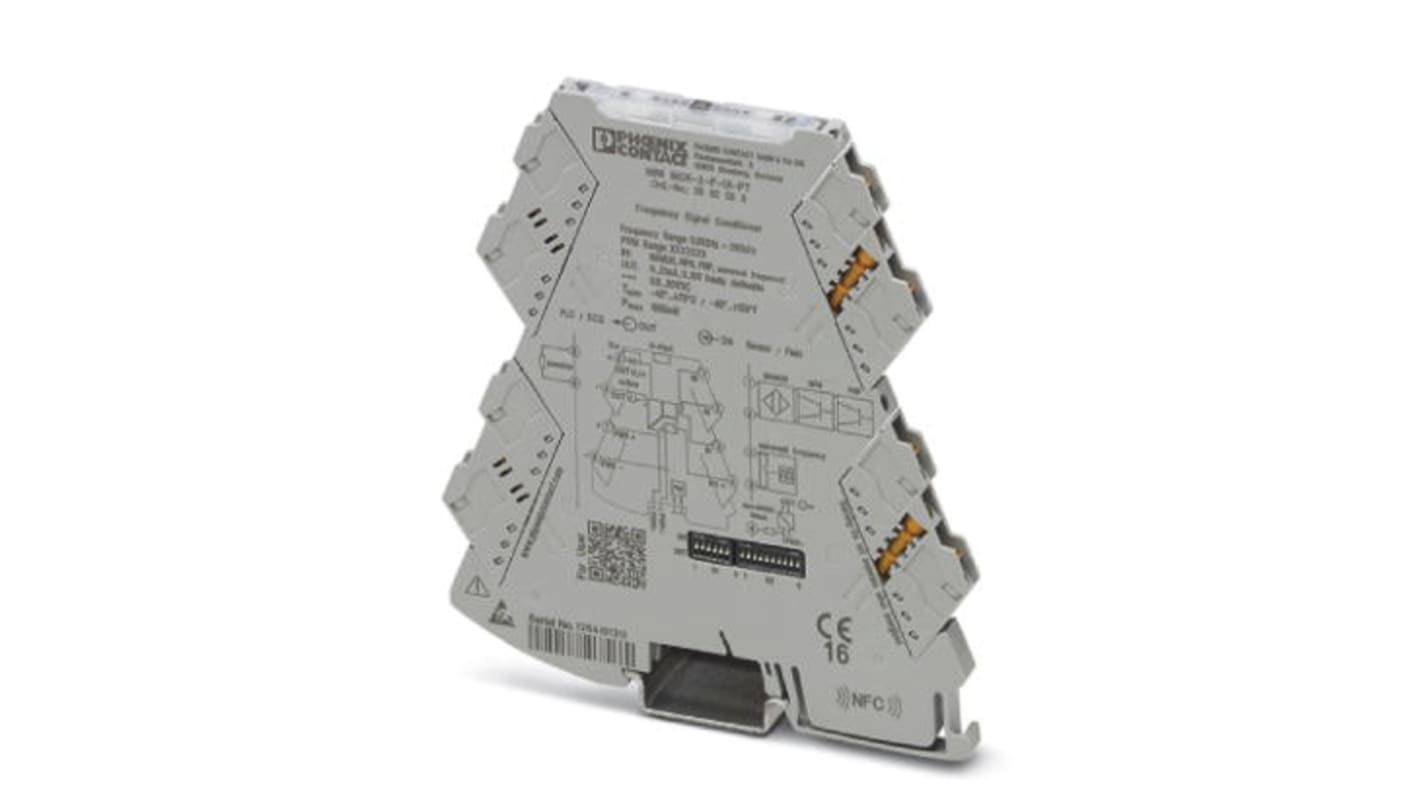 Phoenix Contact MINI MCR Series Signal Conditioner, Frequency, PWM Input, Transistor Output, 24V dc Supply