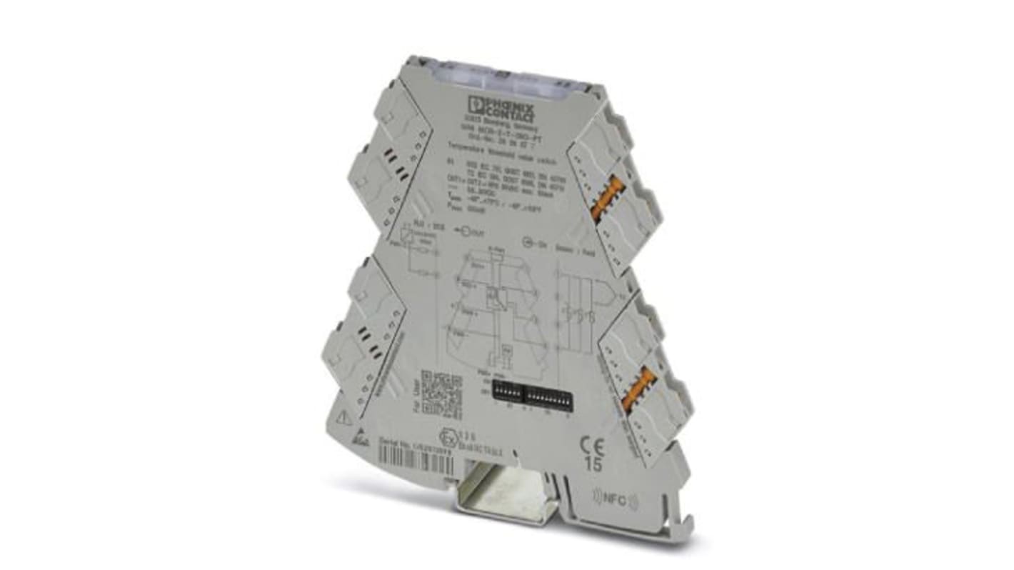 Phoenix Contact MINI MCR Series Signal Conditioner, RTD, Thermocouple Input, Transistor Output, 24V dc Supply, ATEX