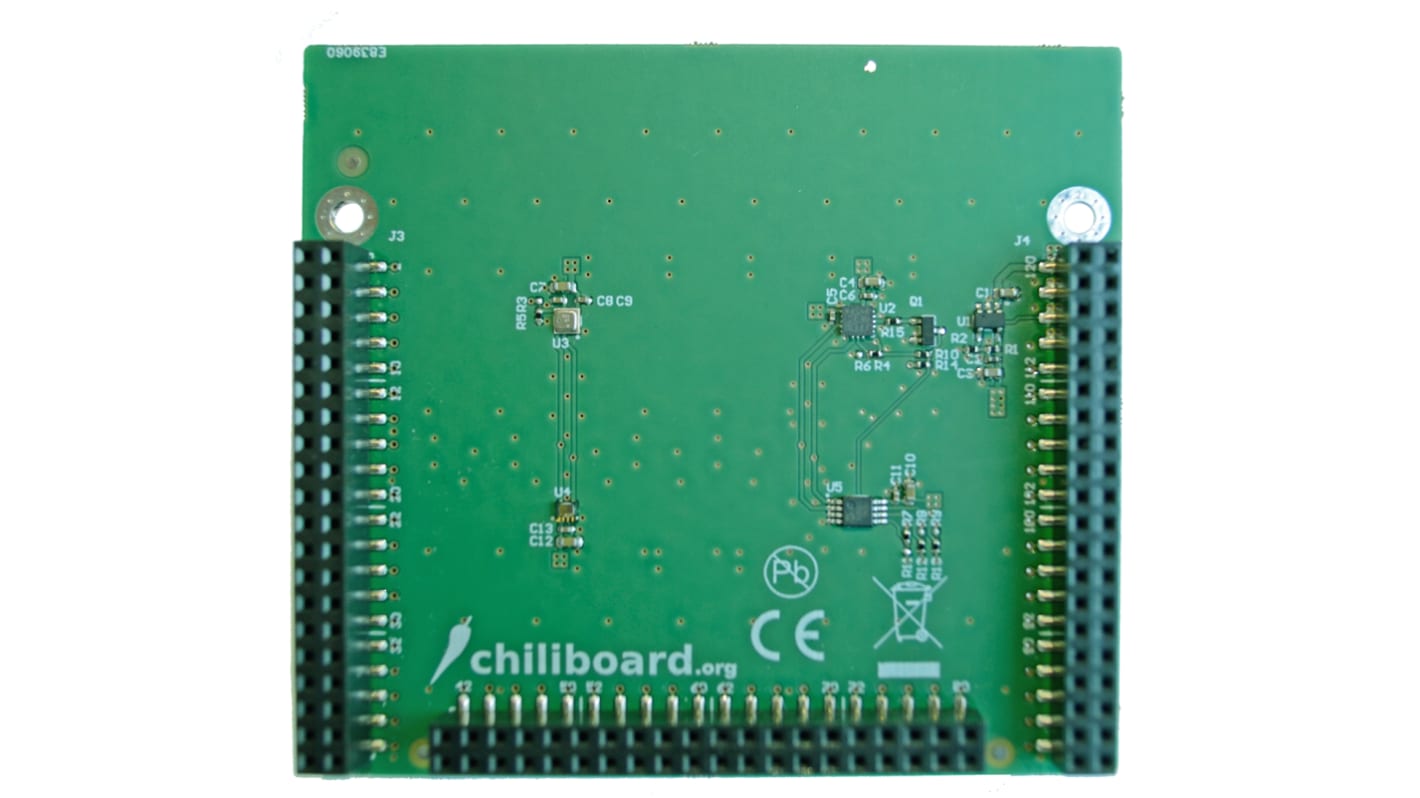 Placa complementaria Grinn Sensor Sandwich - GEB.SEN.01.01, para usar con chiliBoard