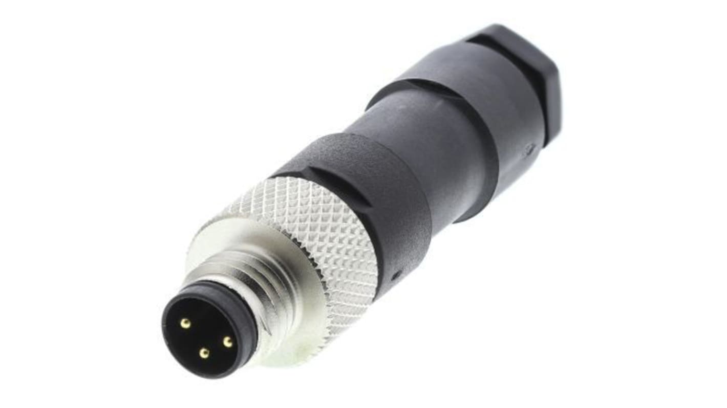 Conector circular Molex hembra serie Nano-Change de 3 vías macho, montaje aéreo, IP65, IP67