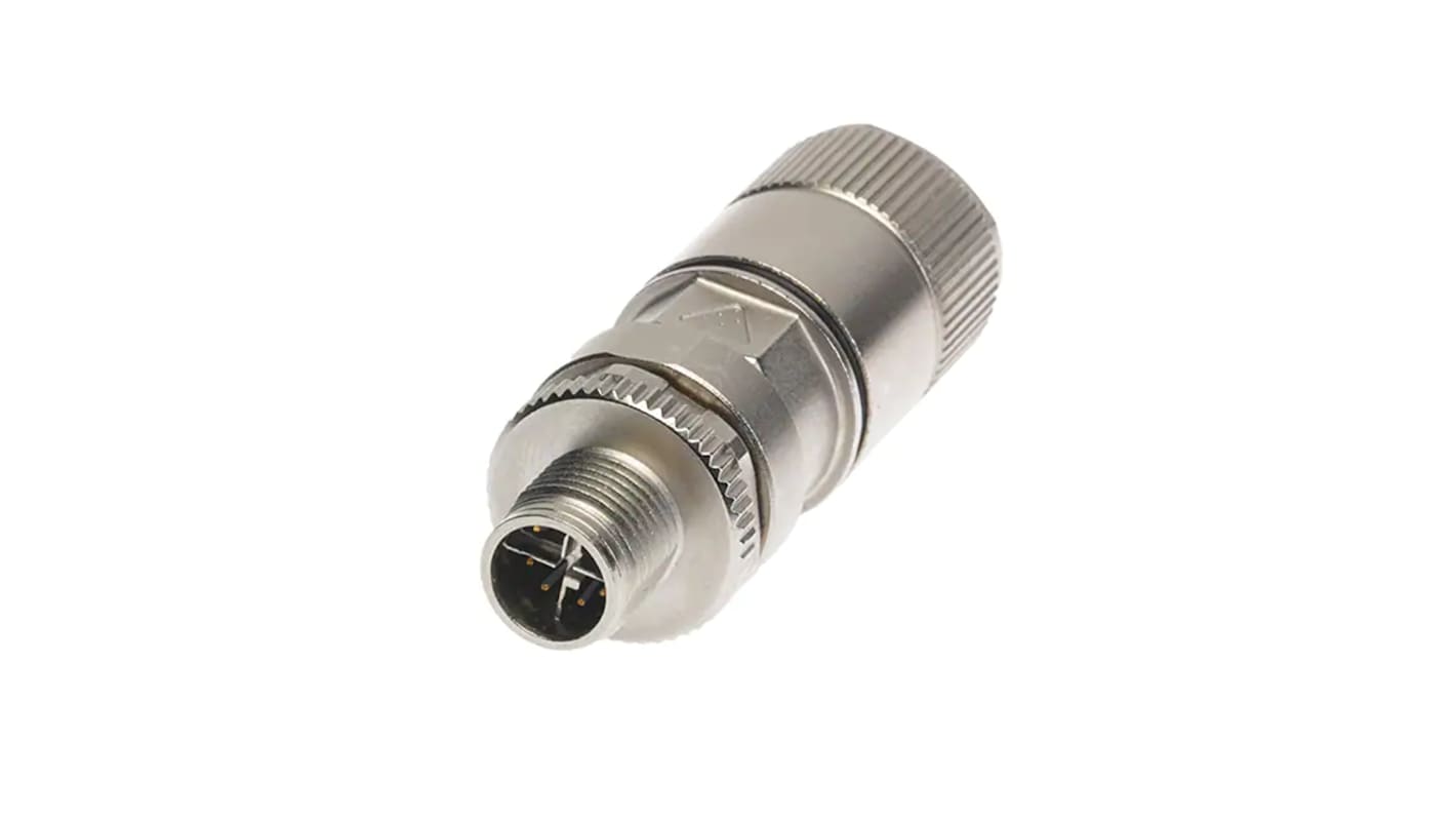 Molex Circular Connector, 8 Contacts, Cable Mount, M12 Connector, Socket, Male, IP67, Micro-Change Series