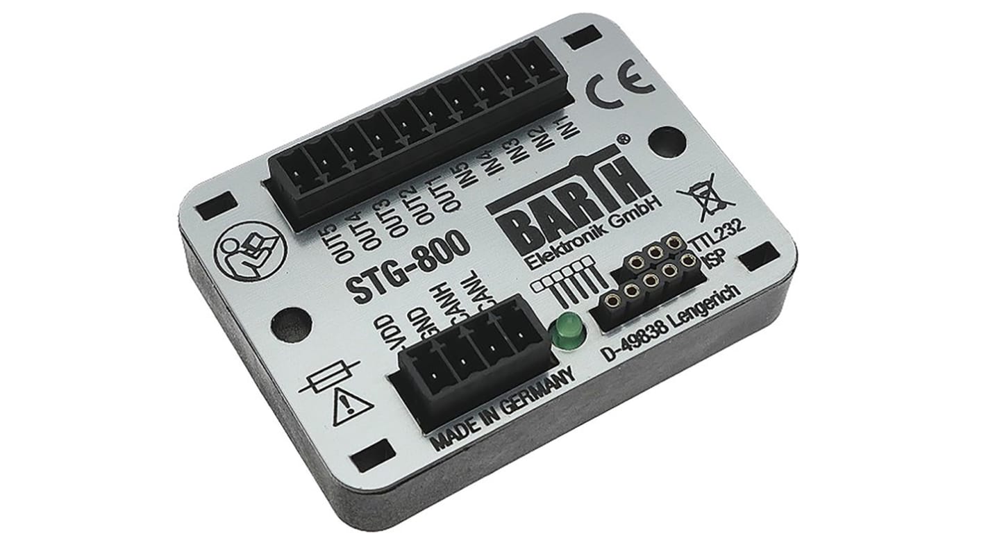 Moduł PLC We/Wy BARTH Mini-PLC Lococube 5 9 CAN, ICSP, RS-232 Analogowy, cyfrowy Cyfrowy, PWM, półprzewodnikowy CANOpen