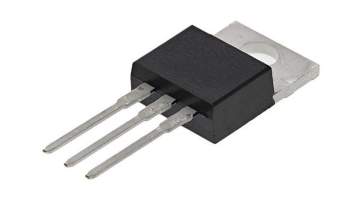 MOSFET Vishay, canale N, 65 mΩ, 40 A, TO-220AB, Su foro