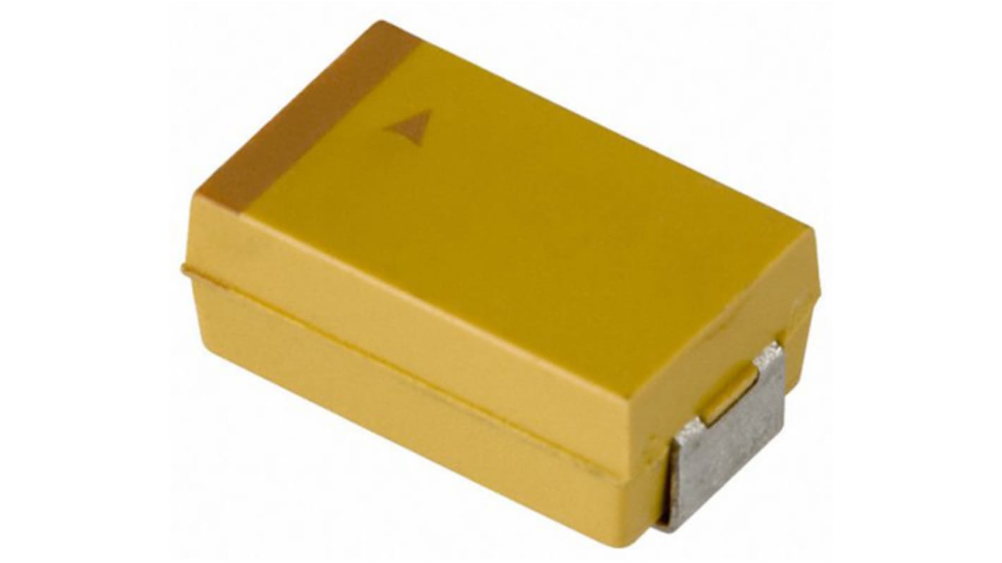 AVX 220μF Electrolytic Tantalum Capacitor 10V dc, TAJ Series