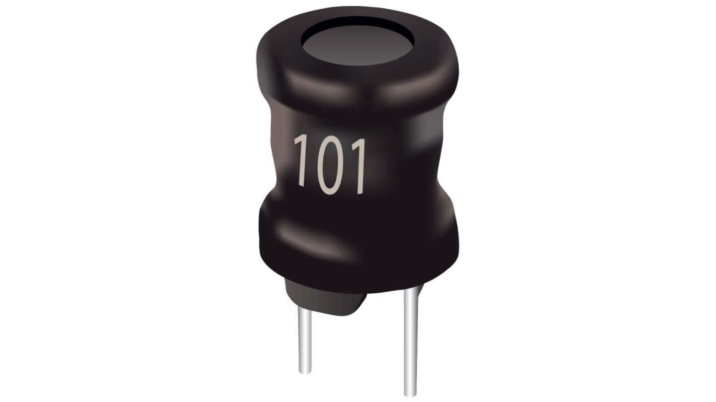 Bourns RLB0913 Drosselspule, Ferrit-Kern, 2,7 mH, ±10%, 80mA, Radial / R-DC 7.7Ω, max. 900kHz, Ø 8.5mm x 12.5mm