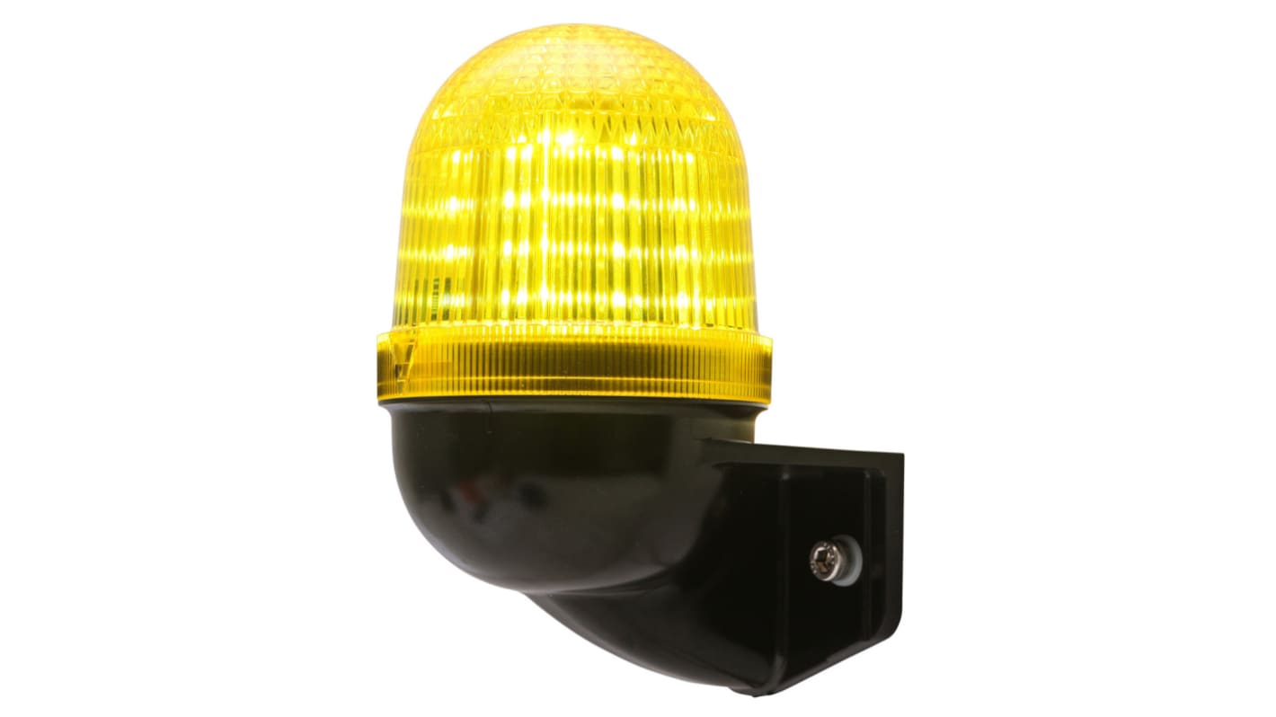 Indicador luminoso AUER Signal serie TDFV, efecto Estroboscópico, LED, Amarillo, alim. 150 → 264 V ac