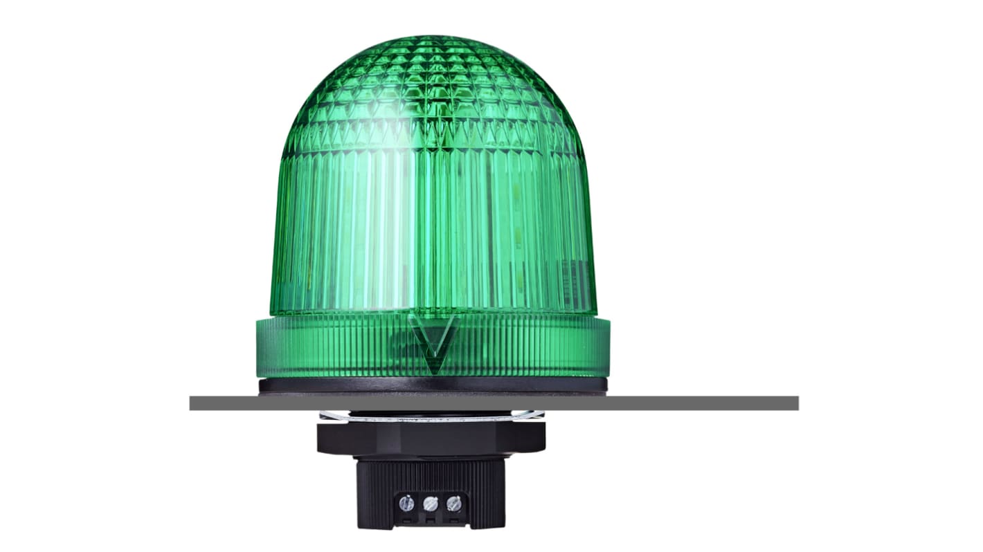 Balise clignotante à LED  verte AUER Signal série UDCP, 230 - 240 Vc.a.