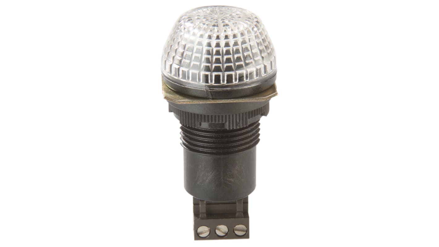 Indicador luminoso AUER Signal serie ITS, efecto Constante, LED, Transparente, alim. 24 V ac / dc