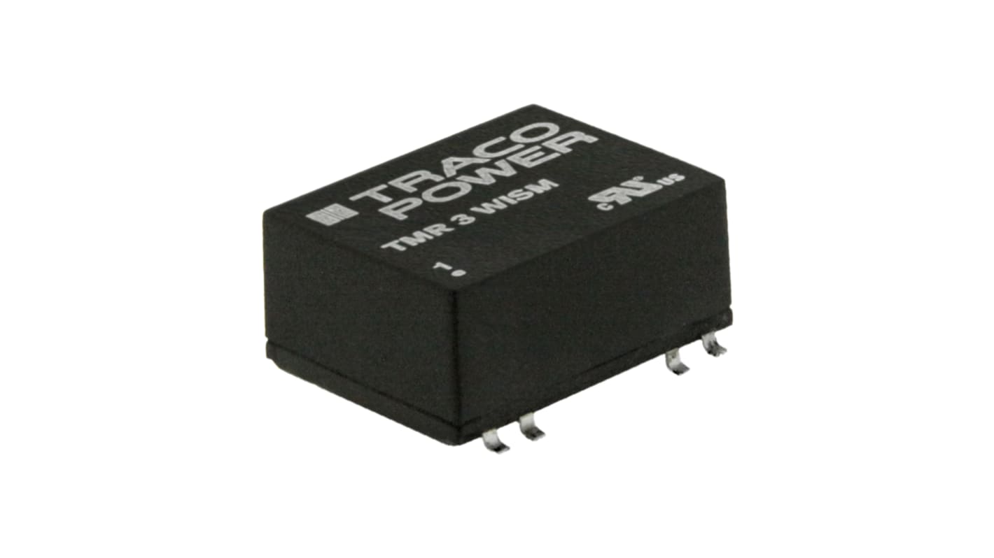 Convertisseur DC-DC TRACOPOWER, TMR 3 WISM, Montage sur CI, 3W, 1 sortie, 12V c.c., 250mA