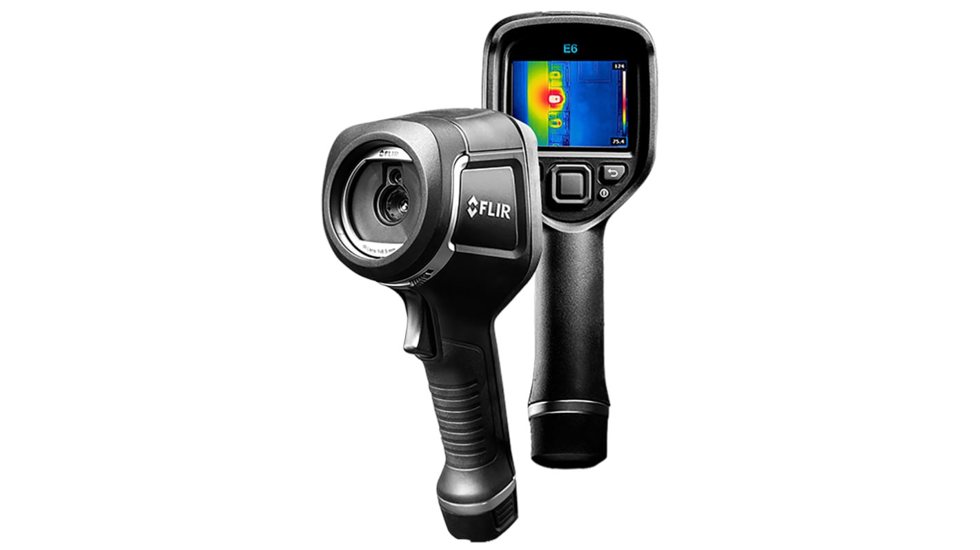 Cámara termográfica FLIR, calibrado RS, -20 → +250 °C, resolución IR 160 x 120píxel enfoque automático