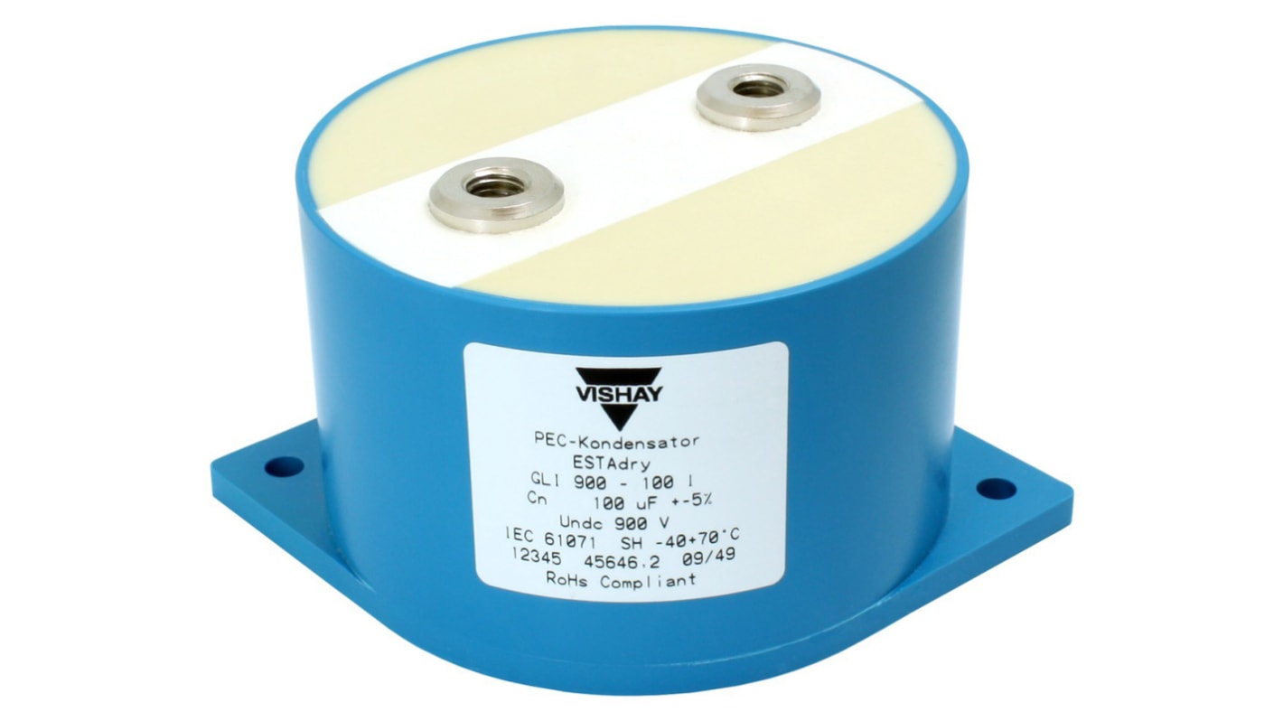 Vishay Power Factor Correction Capacitor (PFC) 100μF 1