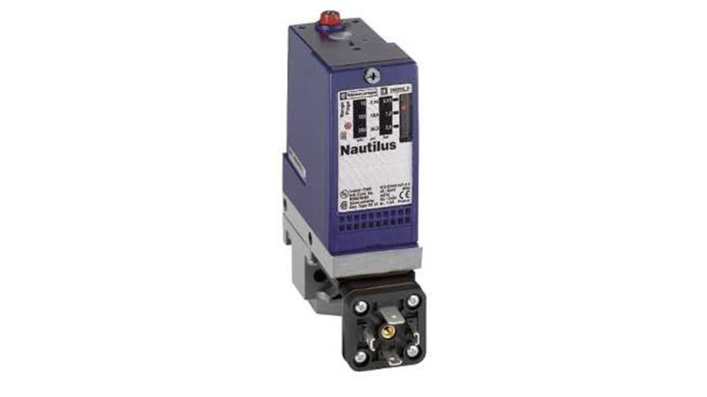 Presostato Telemecanique Sensors, Conector macho de 4 contactos DIN 43650A, Sensor de presión electromecánico