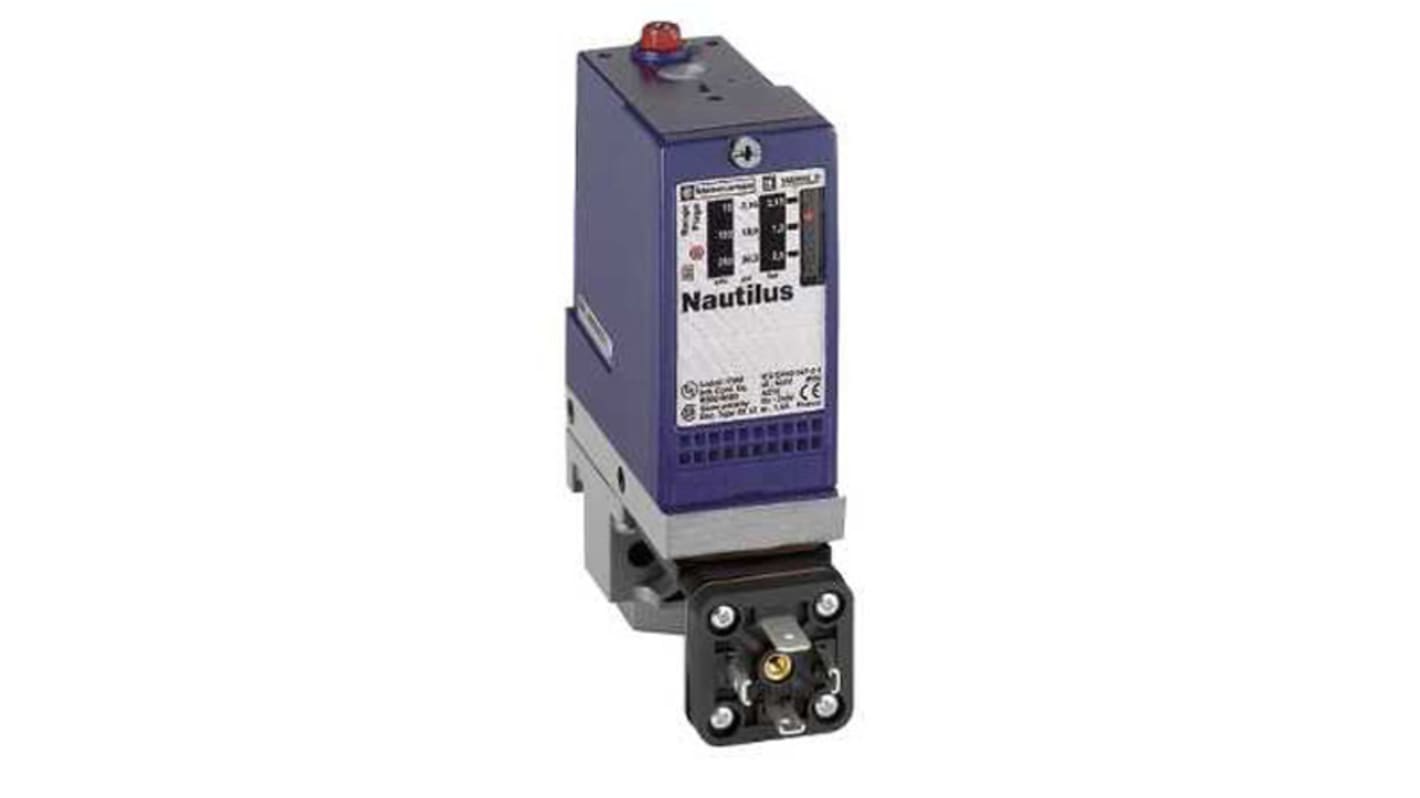 Presostato Telemecanique Sensors, 0bar → 35bar, 240 Vac, 250 Vdc, salida 1 CO, para Aire, agua dulce, aceite