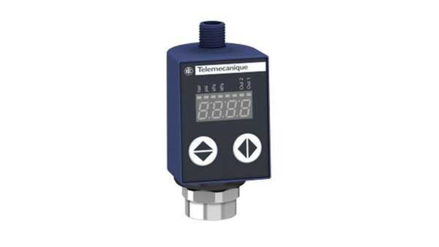 Presostato Telemecanique Sensors, 0bar → 160bar, 24 V dc, salida 2x PNP NA/NC, para Aire, agua dulce, aceite